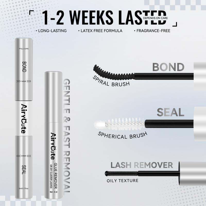 Velure | AiryCute Velour Luxe Collection Upgrade U Lashes with Ultra-Dense, Waterproof, Long-Lasting Lashes | Venus | Natural Daily | Beginner-Friendly DIY Lashes for a Flawless, Voluminous Look | Trendy & Must-Have Clusters