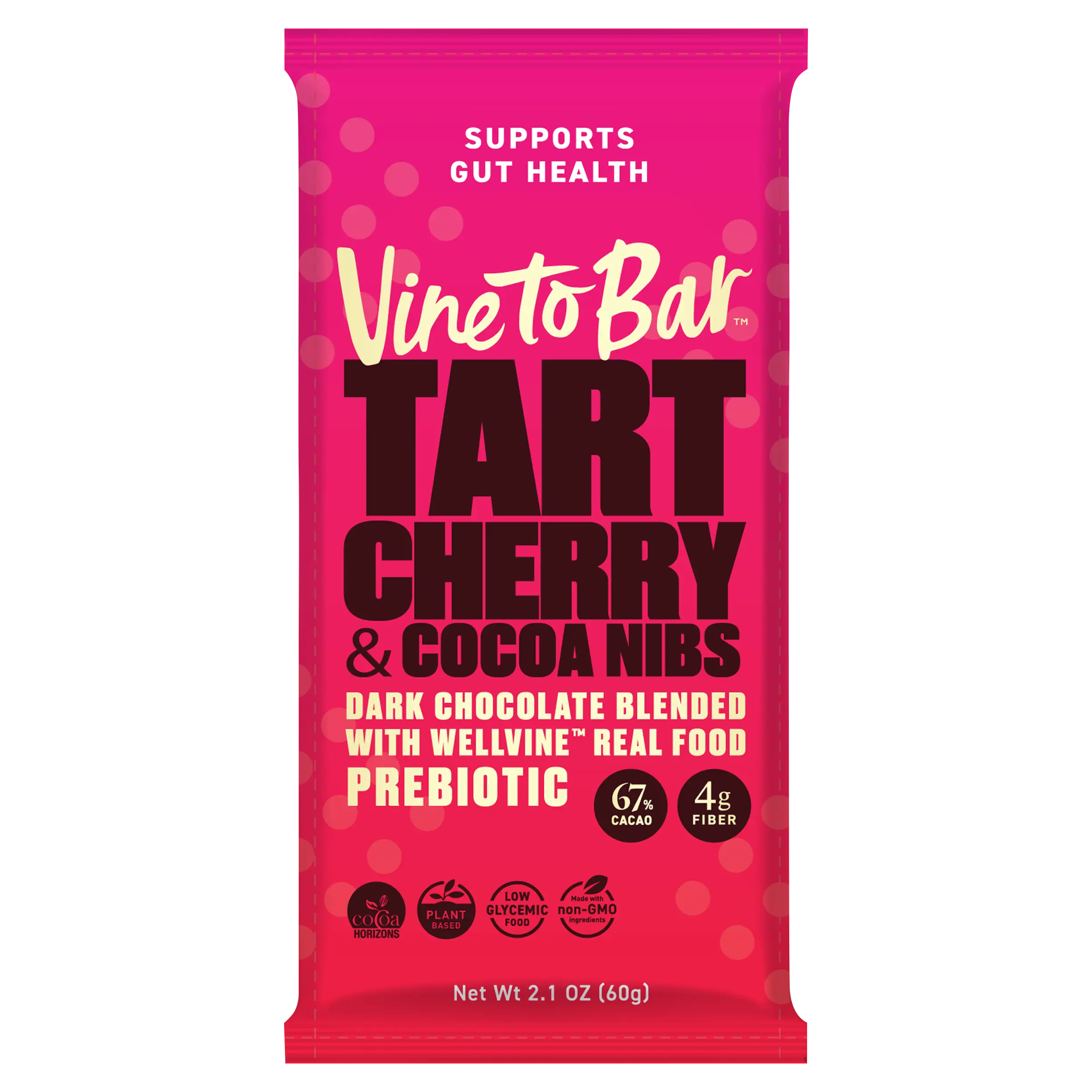 Tart Cherry and Cocoa Nibs Dark Chocolate Bar Tart Cherry and Cocoa Nibs Dark Chocolate Bar