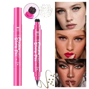 Waterproof Freckle Pen, Realistic Fake Freckles Stamp & Fine Tip Eyeliner, Long-Lasting Makeup, Daily Wear & Role Play