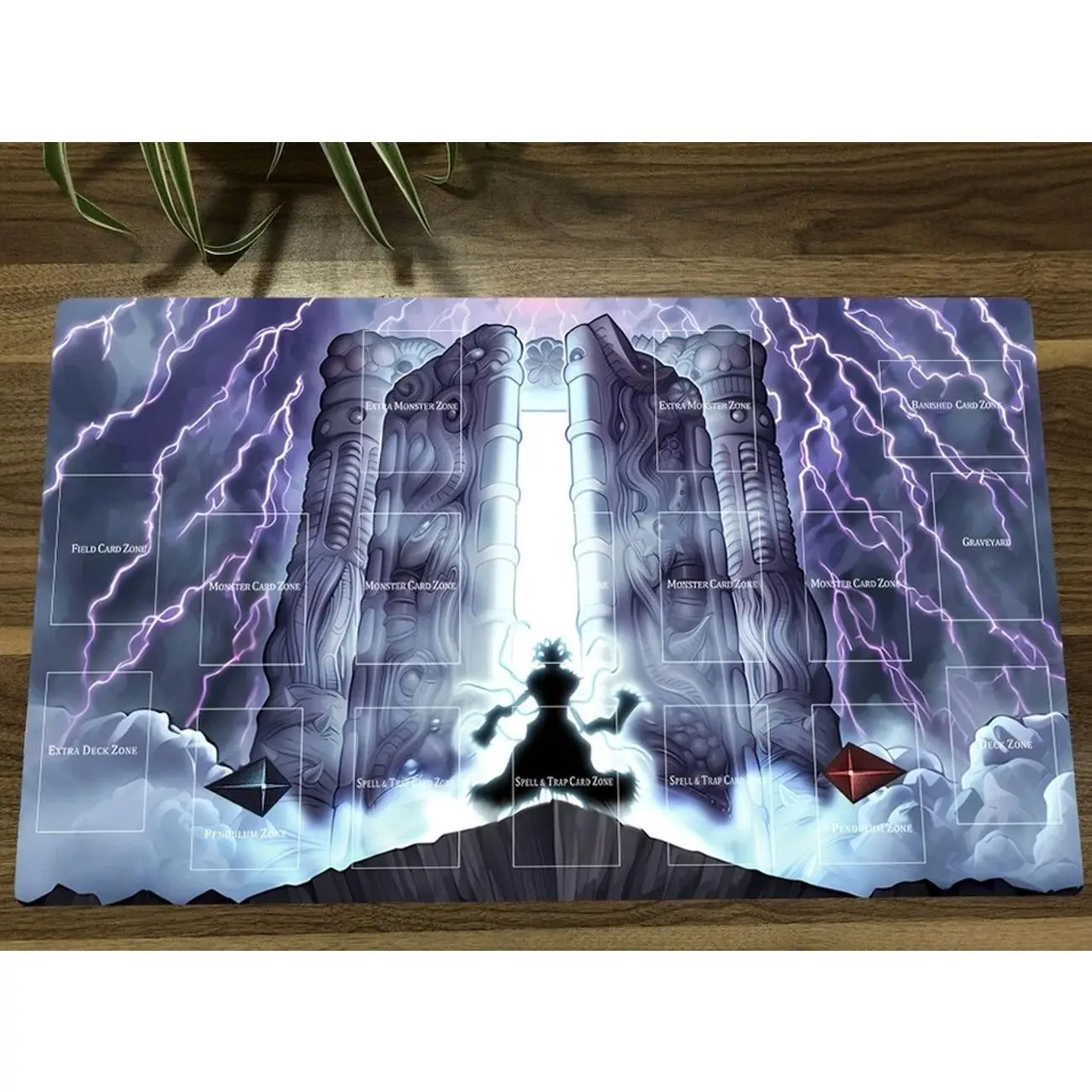 YuGiOh Playmat The Gates of Dark World TCG CCG Mouse Pad Trading Card Game Mat