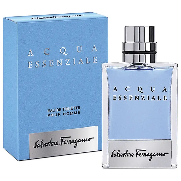 SALVATORE FERRAGAMO Acqua Essenziale Men's EDT - 3.4 fl oz Spray-On Use Luxurious Clean Fragrance, Fresh Aroma, New in Box, Aromatic Men's Fragrance, Designer Bottle Men's Fragrance