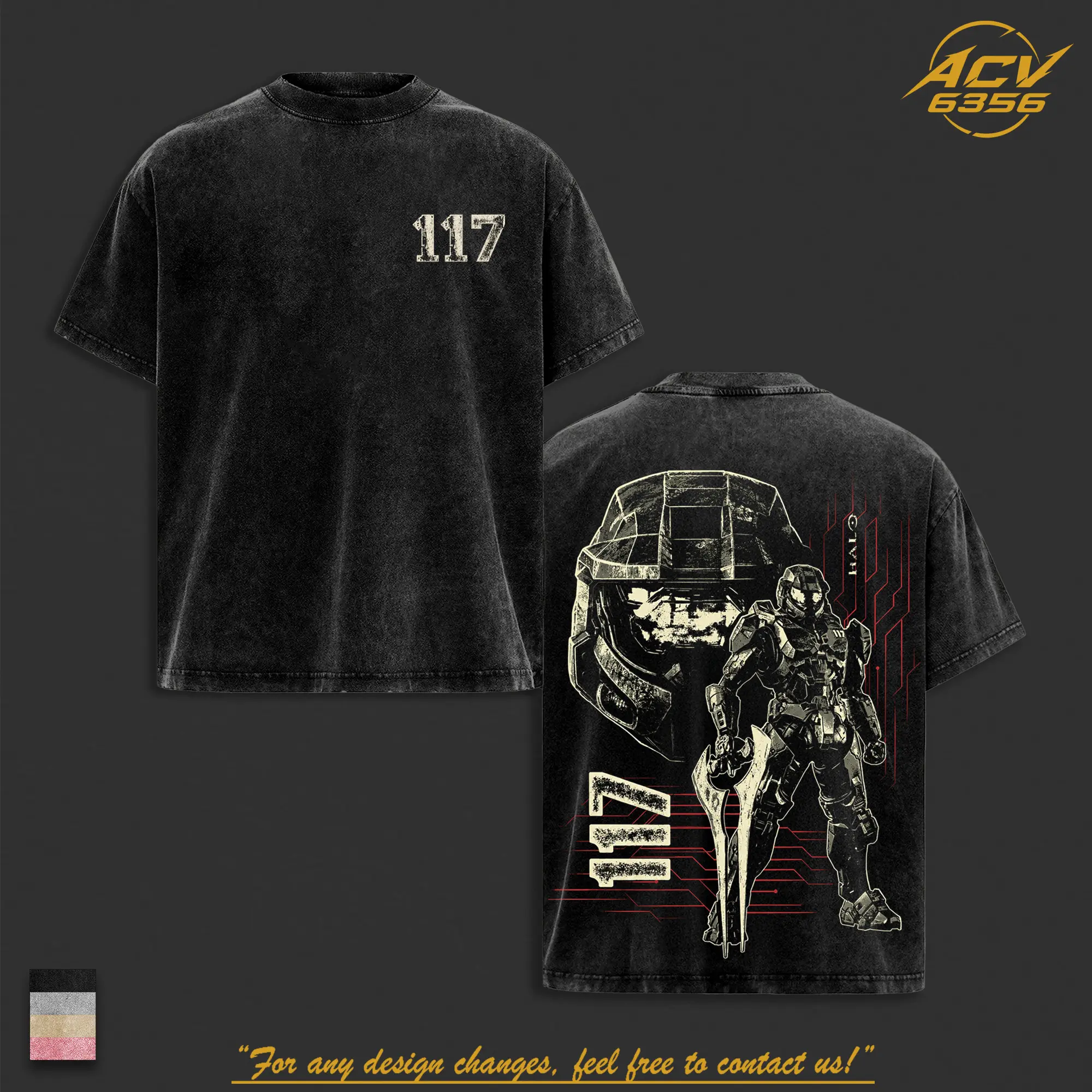 John-117 Master Chief Halo Vintage Washed Graphic Tee, Spartan-II Supersoldier Shirt, UNSC Legendary Soldier Gaming T-Shirt, Reclaimer Sci-Fi Combat Streetwear, Mjolnir Armor & Covenant War Aesthetic, Heavyweight Cotton Unisex Fan Gift