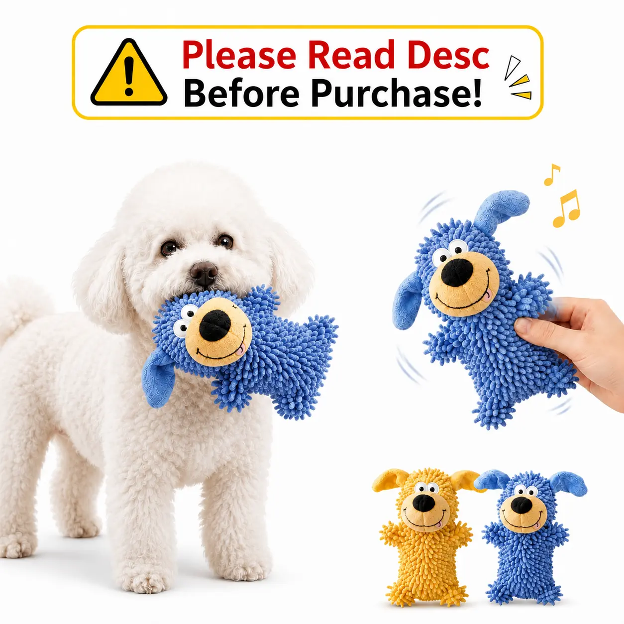Interactive Dog Squeak Toys but Not Chew Toys Plush Toys  Bundle for Small Medium Tough Durable Squeaky Pet Fetch Puppy Teething Interactive to Keep Them Busy Best Birthday Gift (Supervise Play to Extend Toy Life),summerwins summerwins