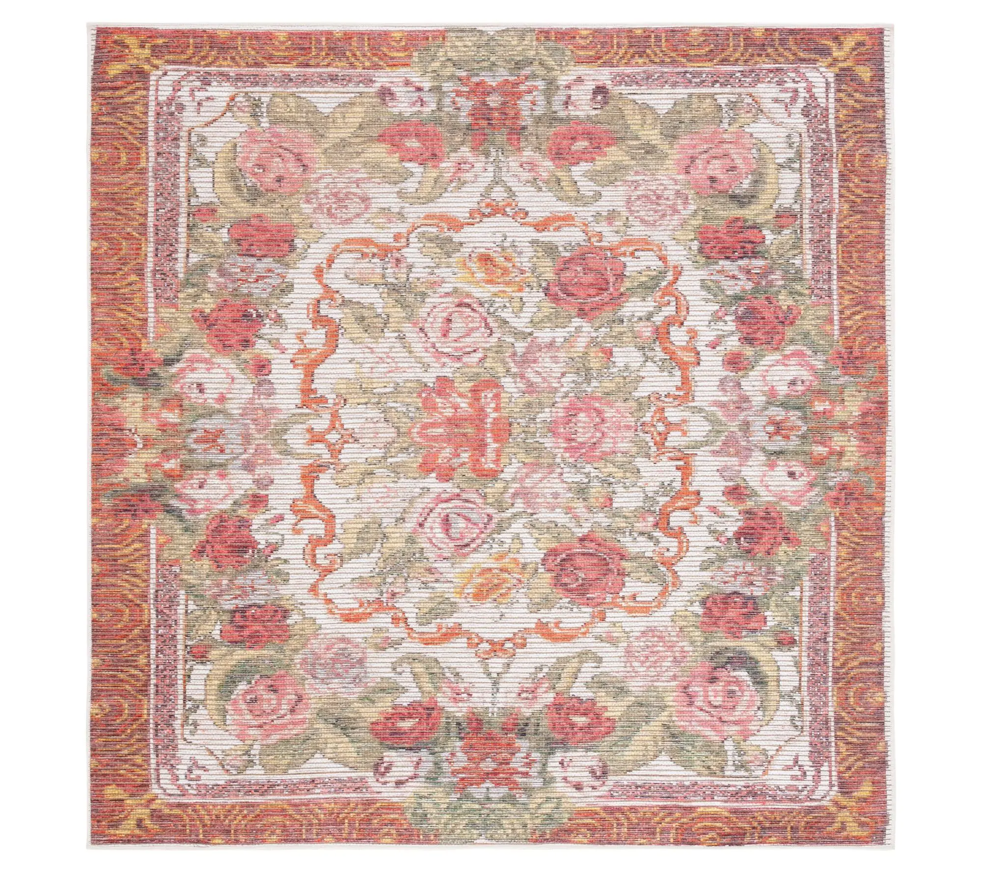 Safavieh Rosevine Washable 6'-7" x 6'-7" SquareRug Safavieh Rosevine Washable 6'-7" x 6'-7" SquareRug