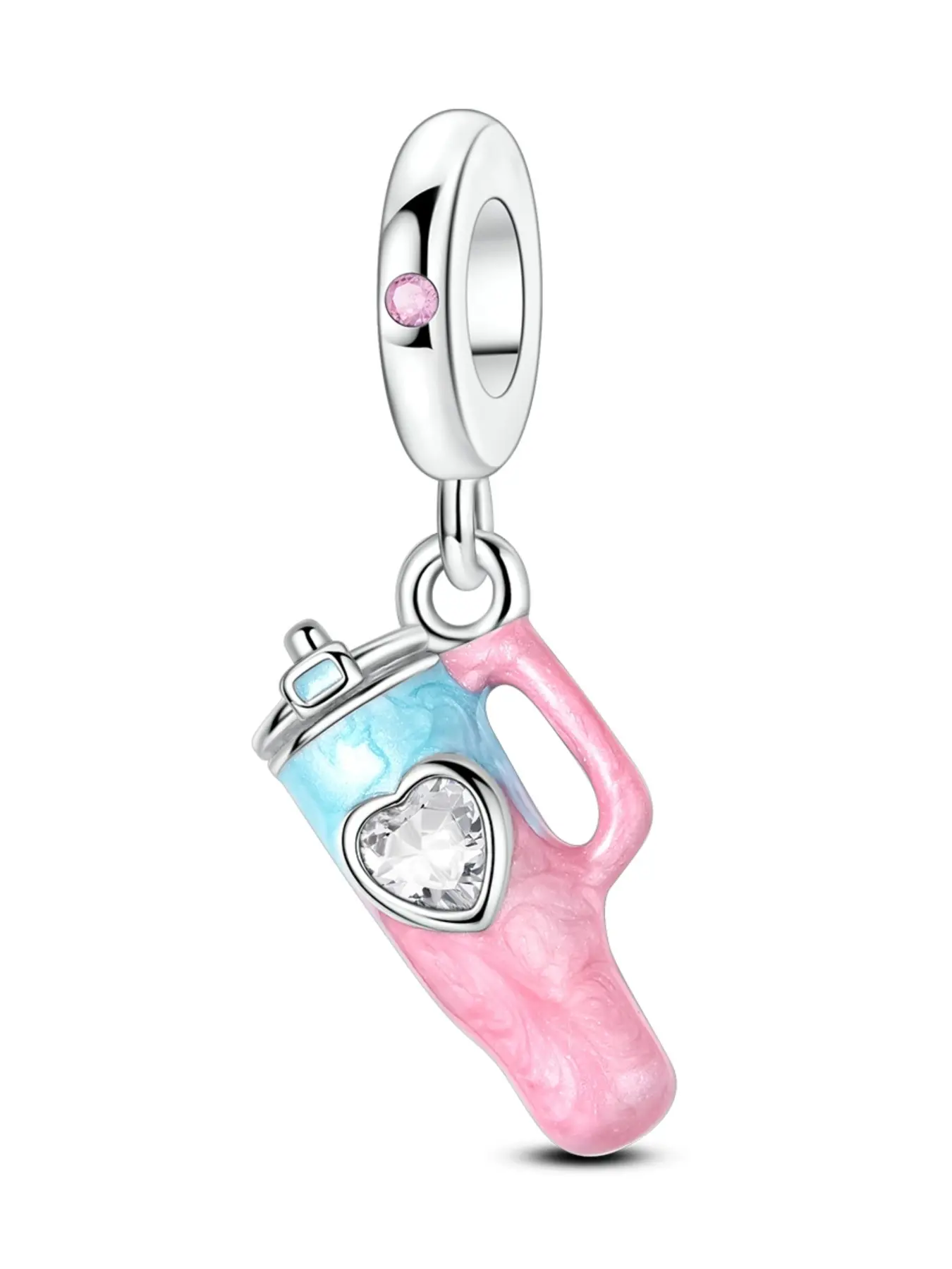 Cute Summer Water Cup Shape Pendant, Juice Box Pendant, Casual Style Design, Perfect for All Seasons, No Choking Hazard Warning, Ideal Accessory, Jewelry, Dainty Fashion Jewelry, Summer Dainty Jewelry, Jewelry Present