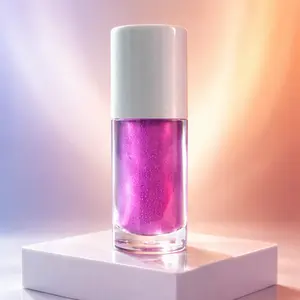 THE LOTUS- BLUE TANSY LIP TINT SERUM GLOSS with Blue Tansy, Sea Buckthorn, Bakuchiol, Vitamin E, Almond Oil *Vegan & Antiaging*