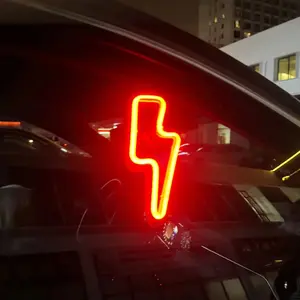 LED car window lights, star-shaped glittering mood lights, neon lights, car interior lighting，window decoration, ambient lights