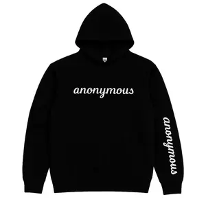 Black Anonymous Hoodie