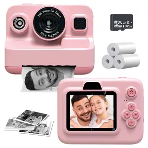 Kids Camera Instant Print, Portable Camera, Pocket Camera, Camera for Kids with Printable Photos, Toddler Camera Toys for Children Ages 3-14, Digital Camera for Girls