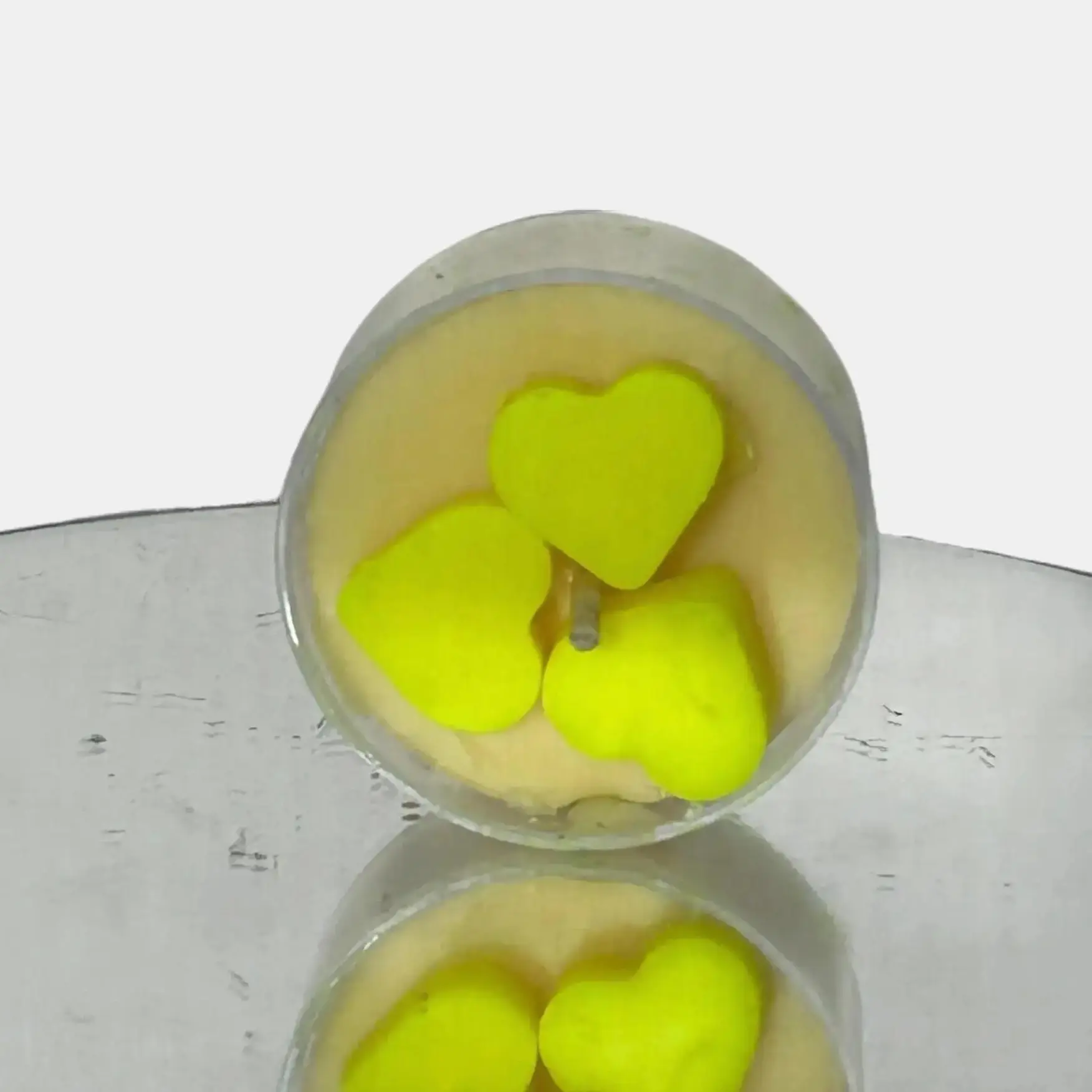Scent Heart Tea Light Candles - Elegant Floral Tea Light Design with Natural Fragrance