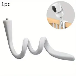 Camera bracket, monitor wall-mounted silicone bracket, bed cradle rod hose bracket, flexible twist installation