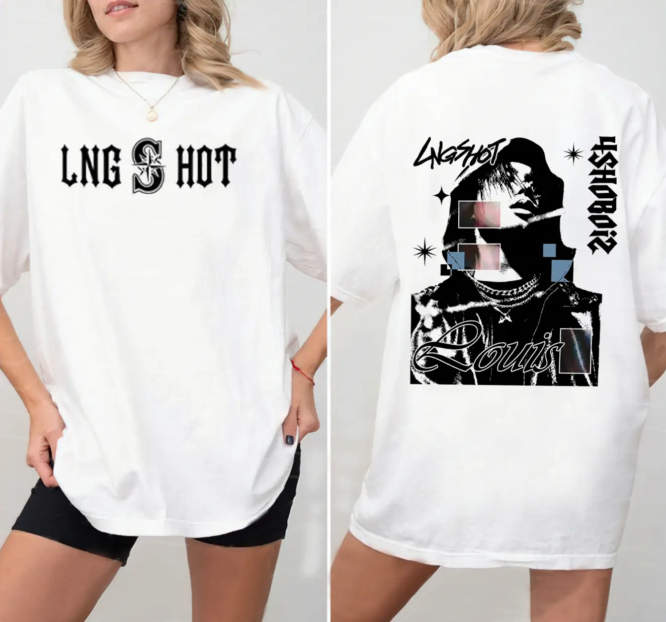 LNGSHOT World Tour 2026 Concert Merch Graphic Unisex T Shirt HY4953