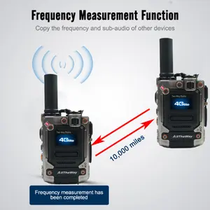 FRS M8 Global Walkie Talkies Unlimited Range - Professional Car Intercom - Aluminum Alloy Construction - 4G Audio Communication Clip Durable