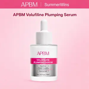 APBM Volufiline Plumping Facial Serum, 5% Volufiline + 3% Niacinamide + 1% Multi-Peptide, Volume Care for Fine Lines and Under-Eye, Radiant-Looking Skin | 30ml / 1.01 fl. oz. | (Pack of 1) Anti Aging Duo Lightweight