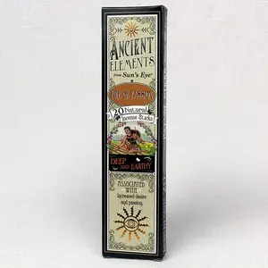 Sun's Eye Ancient Elements Fire Incense 20 Natural Sticks Floral & Sweet Scent Spiritual Love Deep Earthy Passion