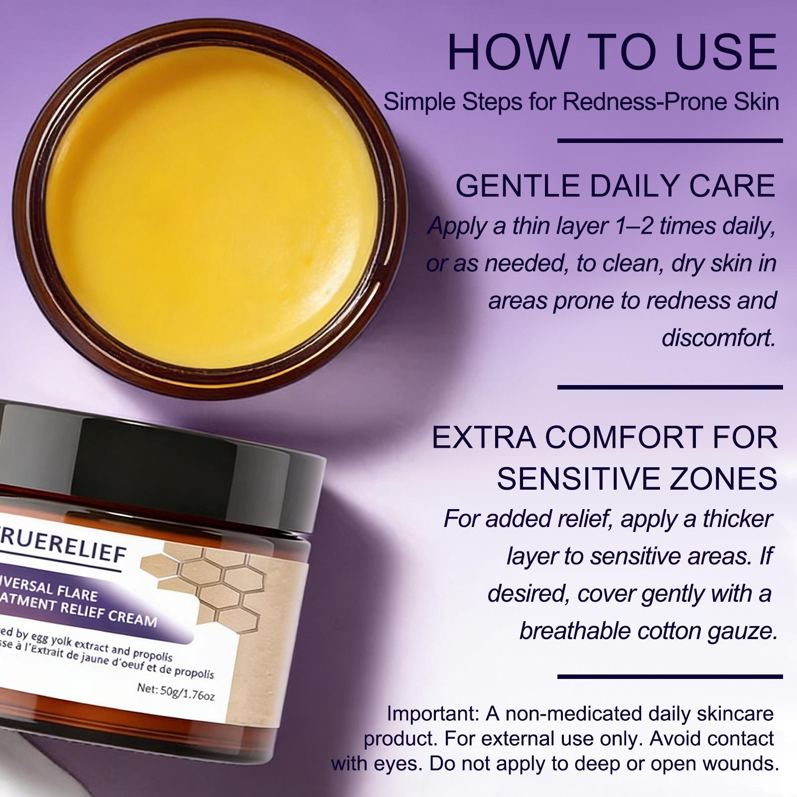 TRUERELIEF Soothing Skin Balm with Propolis and Egg Yolk Extract, Multi Purpose Skin Care Cream, Anti Chafing Body Balm for Itchy and Irritated Skin, Moisturizing Daily Body Care TRUERELIEF Soothing Skin Balm with Propolis and Egg Yolk Extract, Multi Purpose Skin Care Cream, Anti Chafing Body Balm for Itchy and Irritated Skin, Moisturizing Daily Body Care