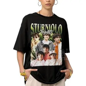 Vintage Style Sturniolo Triplets Unisex T-Shirt - Fan Gift For Herhim