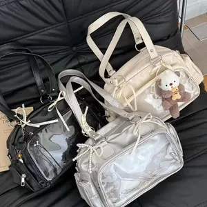 2026 new Popular cute bar pain bag fashionable three-color versatile portable backpack bowling crossbody backpack,  model