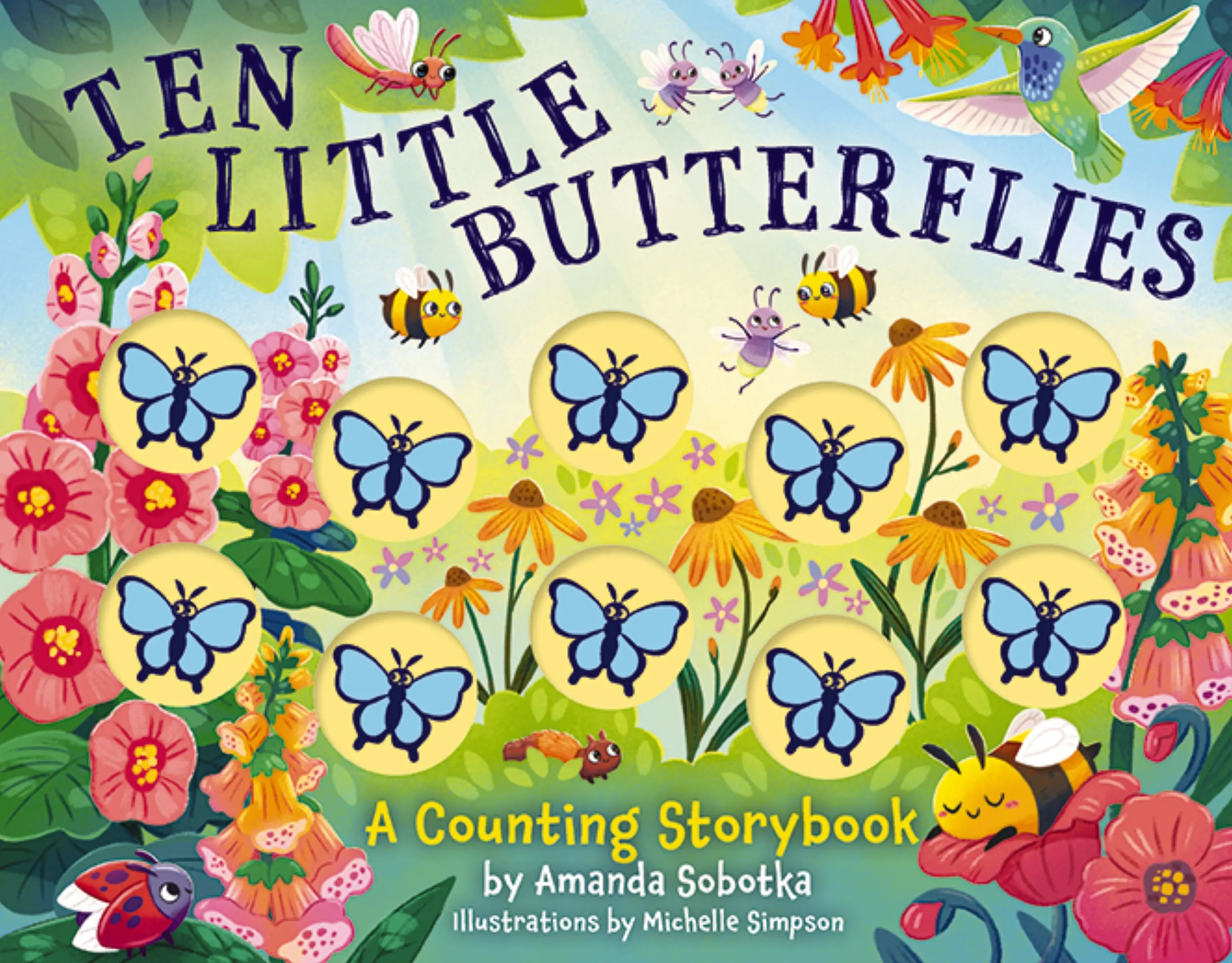 Ten Little Butterflies: A Counting Storybook (Counting Storybooks) by Amanda Sobotka||Ela Jarzabek [Board book]