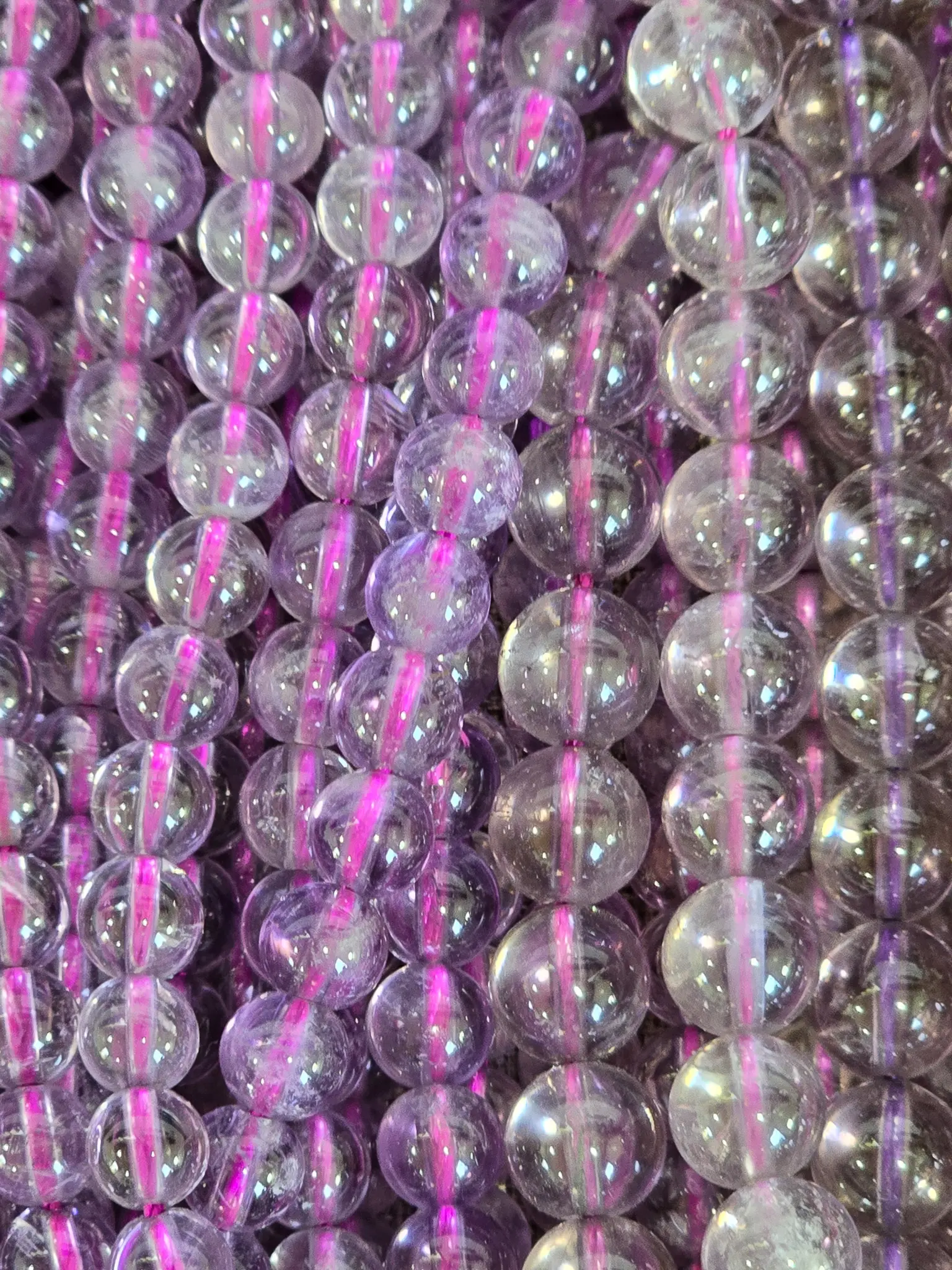 Natural Amethyst Round Gemstone Bead Strands | Purple DIY Jewelry (6mm, 8mm)