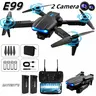 E99 Foldable Drone with Dual Camera, Altitude Hold & One-Key Takeoff/Landing, 360° Flips, Headless Mode – Portable RC Quadcopter for Beginners & Outdoor Fun