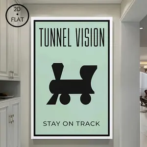 Hive-Hill Monopoly Motivational Poster Wall ArtClassic Cartoon Graffiti Canvas Time is MoneyPoster Home Living Room Office Wall PictureDecor wall set Decoration Inspirational ArtisticDecorative, gift,Canvas print