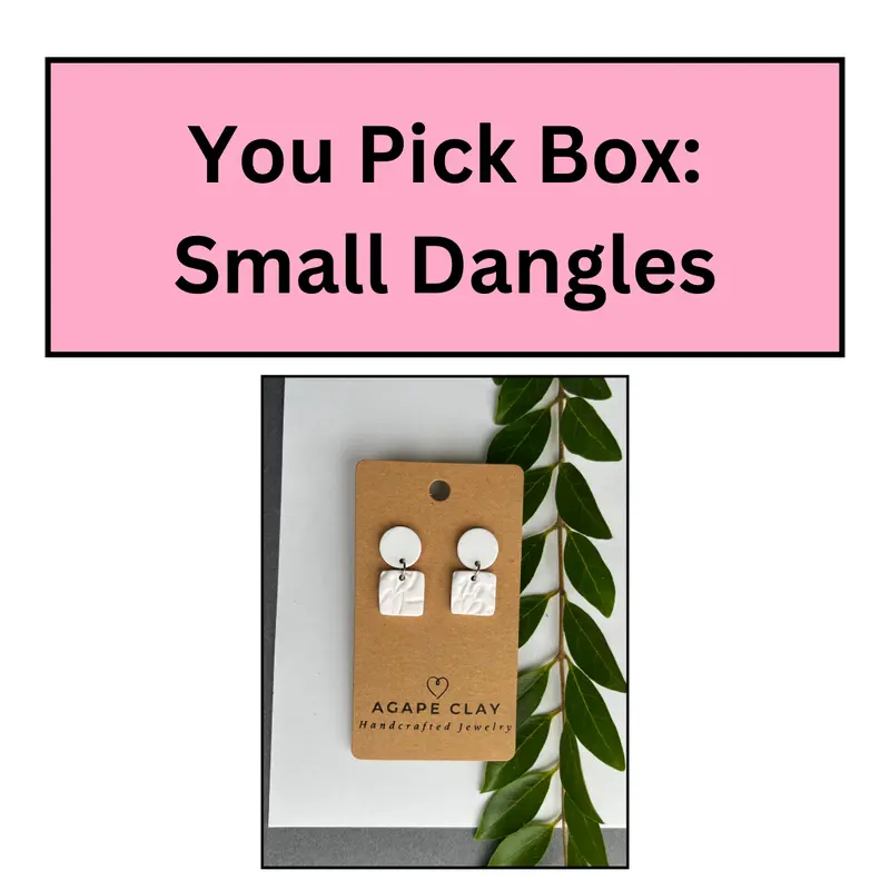 YOU PICK: Small Polymer Clay Dangle Earrings