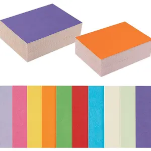 100 Pack Colorful Thick Paper Cardstock Blank Colored Cards Stock for Invitations, Greeting Cards Making, Postcards, Photos, 250GSM Thick Paper Colorful,2x3.5 Cardstock