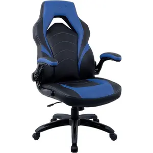 STAPLES 2710764 Gaming Chair Black and Blue