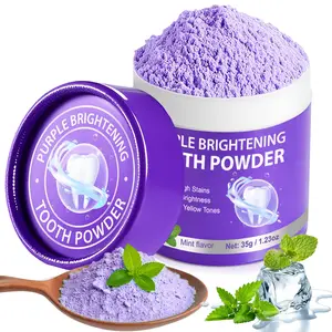 Gentle Cleaning Tooth Powder, Mint Flavor Tooth Care Powder for Reducing Mouth Odors, Oral Care Product for Men & Women