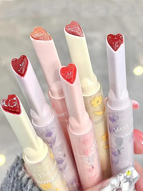 Lipstick Moisturizing Mirror Glitter Jelly Love Lipstick lipstick Pen
