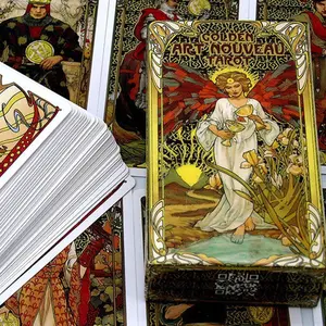 Tarot Cards Set, 78 Pieces New Art Design, Puzzle Game Deck, Perfect for Divination & Meditation, Unique Gift Idea
