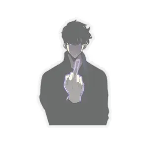 Sung Jinwoo Sticker, Kiss-Cut Stickers, Solo Leveling, Anime, Cute Gift, Anime Lover, Solo Leveling Lover
