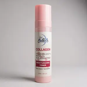 Azul Celeste Collagen Toner - Anti-Aging Exfoliating Moisturizing Formula for Acne Clearing & Skin Firming