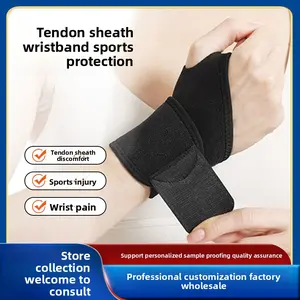 Cross-border fitness sports wrist guard tendon sheath badminton wrist hand sheath basketball anti-sprain strap protective gear supplies