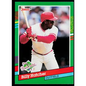 Billy Hatcher 1991 Donruss #763 Cincinnati Reds