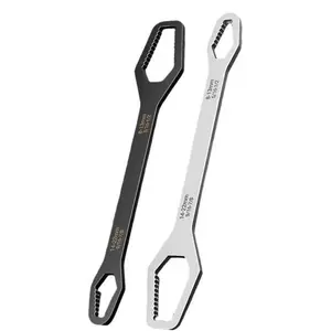 Universal Double-Head Torx Torque Multifunctional Wrench - 8-24mm, 5/16"-7/8" Self-Tightening Adjustable, Ergonomic Grip Heavy-Duty Steel Car Tool, Tools for Mechanics, Space-Saving for Home Auto DIY Projects fathersdaygift outdoorfun