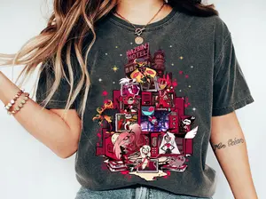 Hazbin Hotel Characters Shirt, Hazbin Hotel Cartoon Fan Merch, Gift for Hazbin Hotel Fans
