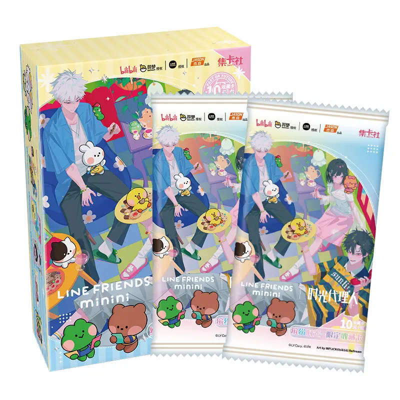 Cardfun LinkClick x LINE Friends minini 10 packs ccg tcg collectible cards booster pack