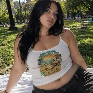 "Screw It" Cropped Tank Top