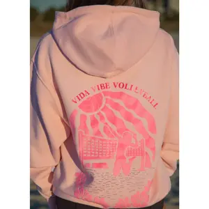 Pink Velvet Volleyball Sweatshirt