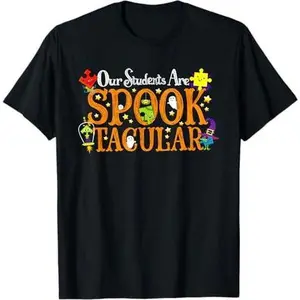 Our students are spook-tacular Halloween autism awareness T-Shirt