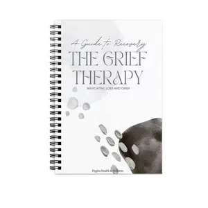 Cross-Border Available the Grief Therapy Notebook, Coil Binding Emotional Management Journal, Perfect for Stress Relief and Reflection