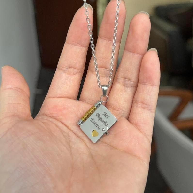 Book Necklace For Mom Mother's Day,Birthday,Memorial Gifts Love Jewelry A Letter for Mom,Mother's Day Gift,Best Gift for Mom,Gift for Mother's Day