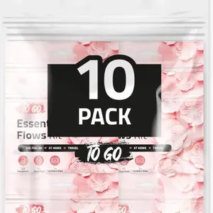 pH Advantage Essential Flows Period Kit 10 Pack (Pink) Plastic Teens Comfort