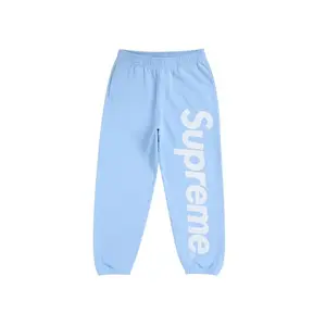 Supreme Men's Satin Applique Sweatpant FW24 Light Blue, from StockX