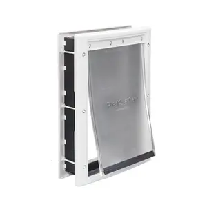 PetSafe White Plastic Medium Dog/Cat Door for Entry door