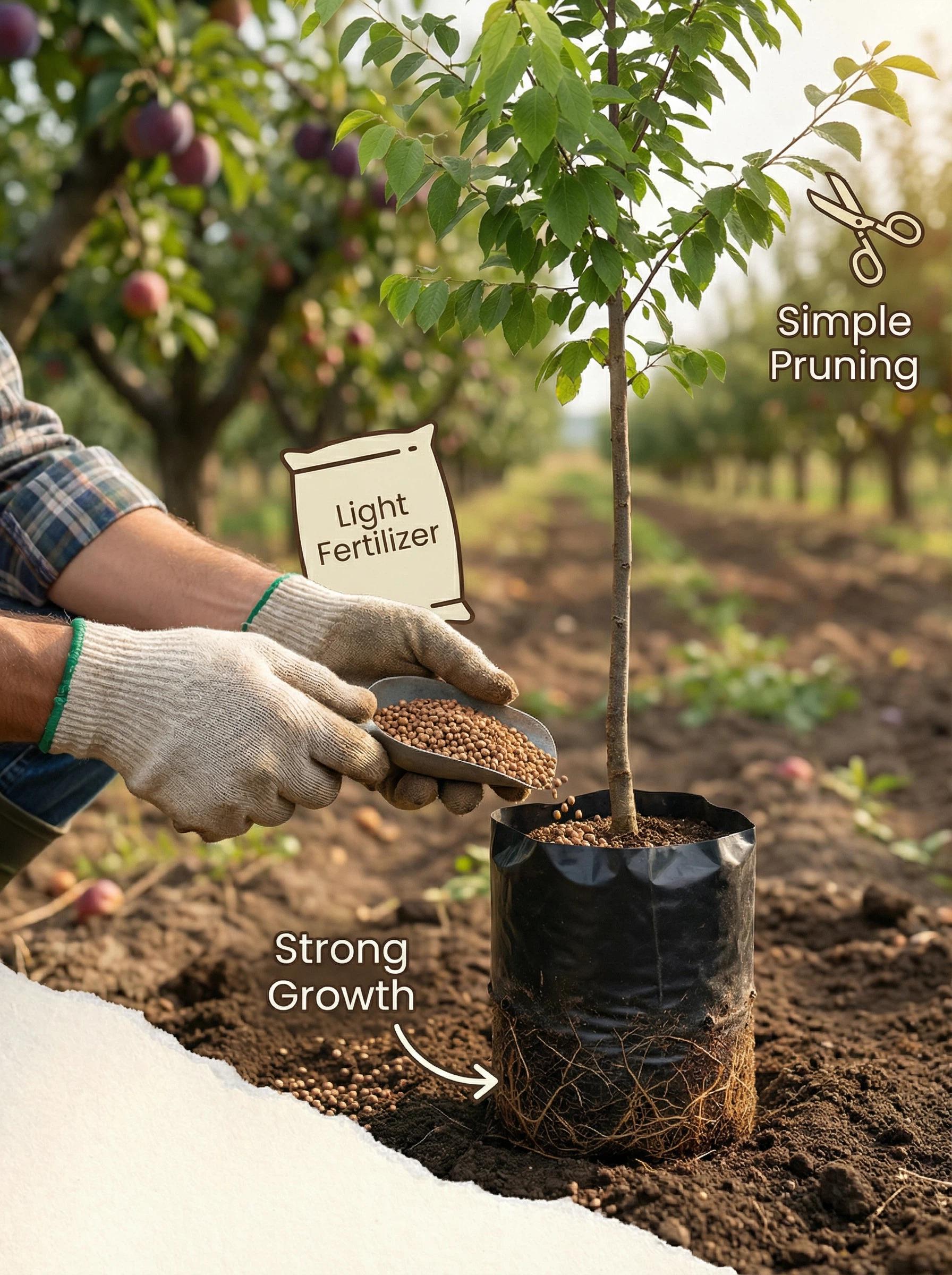 Sweet Dark Purple Plum Tree, Large Fruit Small Pit Improved Variety, Cold Hardy Bare Root for Potted Patio Yard Outdoor Growing Sweet Dark Purple Plum Tree, Large Fruit Small Pit Improved Variety, Cold Hardy Bare Root for Potted Patio Yard Outdoor Growing