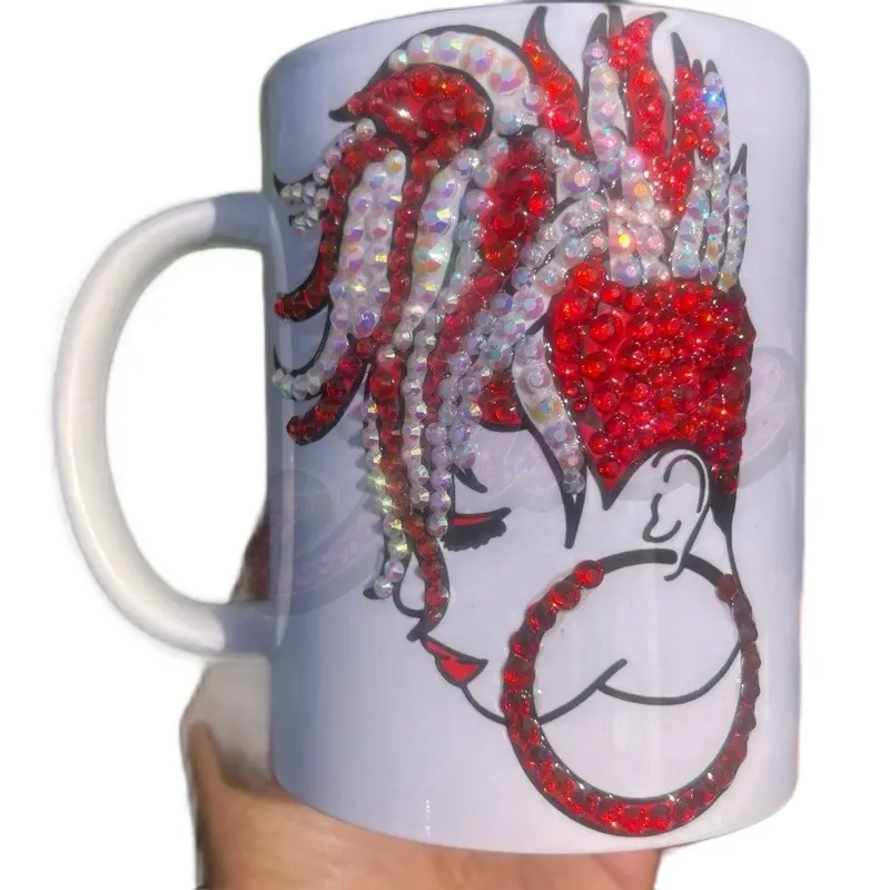 Mohawk Hair Divas Blinged Mugs Number 20