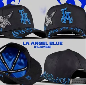 LA Angel Blue (Flames) Snapback